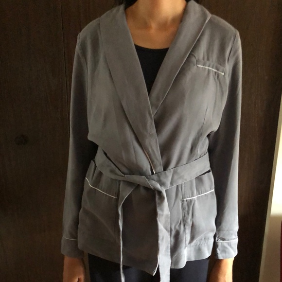 H&M Conscious line grey lounge sleepwear robe - Picture 2 of 8